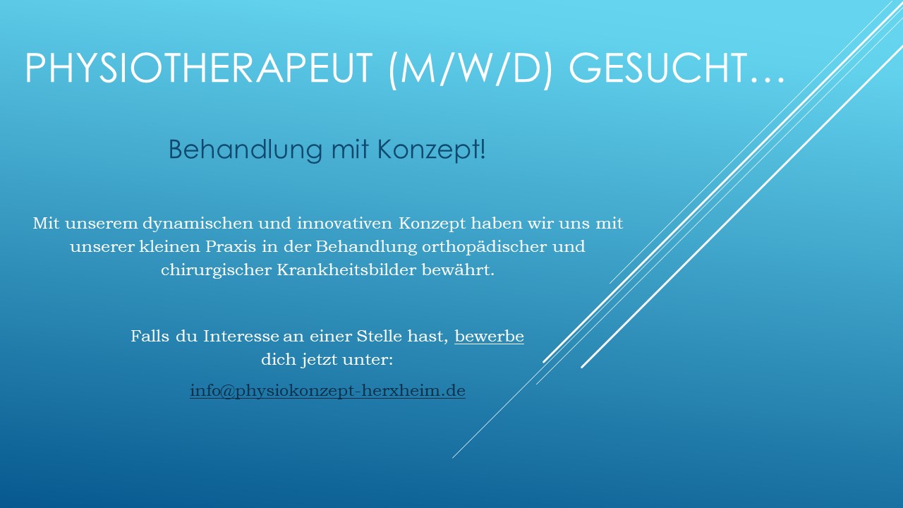 Stellenanzeige